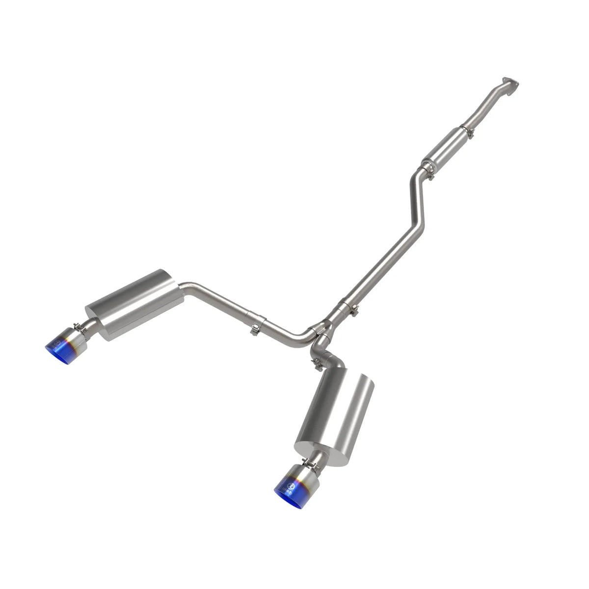 aFe 2-1/4in to 2-1/2in Cat-Back Exhaust System | Acura TSX (09-14) w/ BlueFlame Tip (49-36629-L)