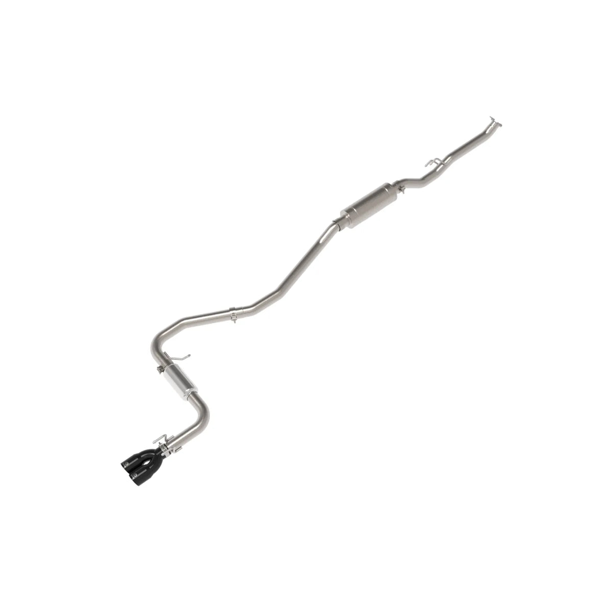 aFe Takeda 2.5in 304 SS Cat-Back Exhaust w/ Black Tips | Honda Civic L4-2.0L (49-36631-B)