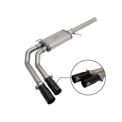 aFe Rebel Series 3in Middle Side Exit SS Exhaust | Chevrolet Silverado/GMC Sierra 1500 (09-16) (49-44062-B)