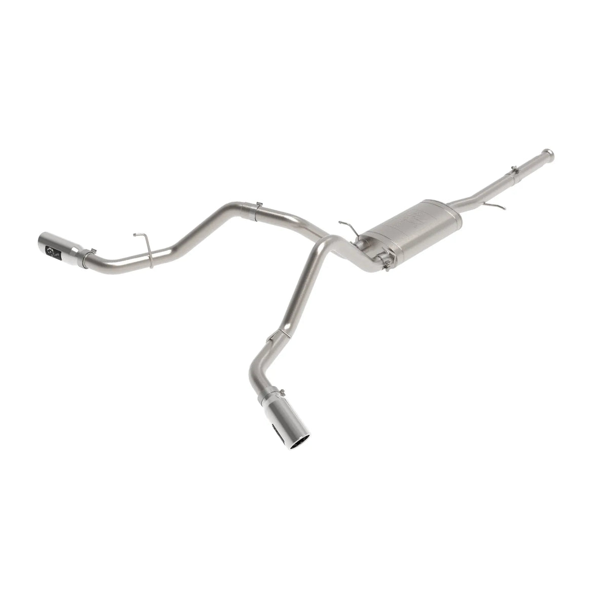 aFe Apollo GT Cat-Back Exhaust | GM Trucks (09-18) V6-4.3L / V8-4.8 / 5.3L Dual Rear Side Exit Polish Tips (49-44134-P)
