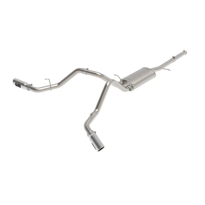 aFe Apollo GT Cat-Back Exhaust | GM Trucks (09-18) V6-4.3L / V8-4.8 / 5.3L Dual Rear Side Exit Polish Tips (49-44134-P)