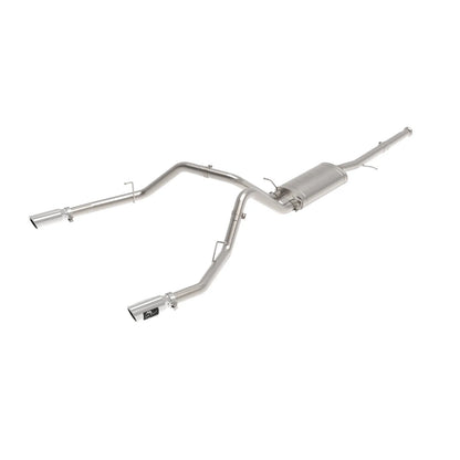 aFe Apollo GT Series Cat-Back Exhaust | GM Trucks (09-18) V6-4.3L / V8-4.8 / 5.3L Dual Rear Exit Polish Tips (49-44135-P)