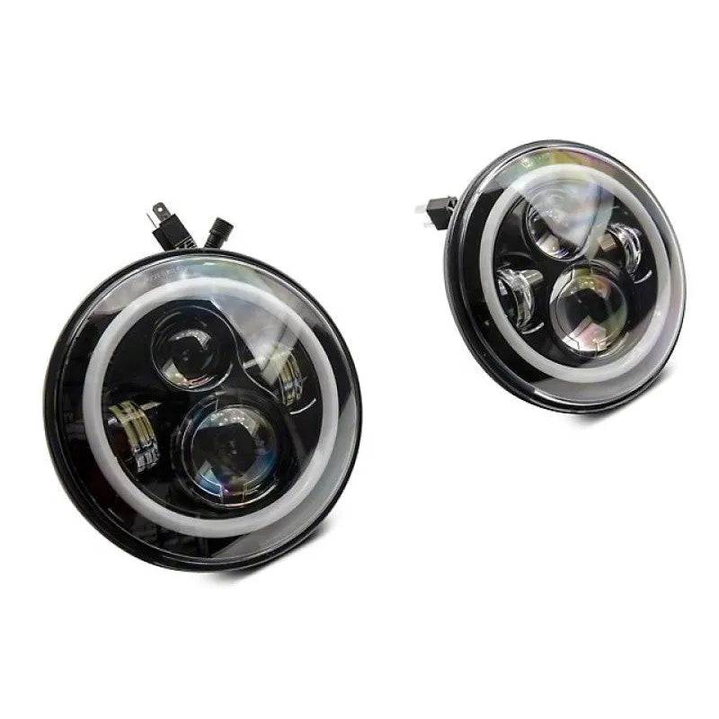 Raxiom 97-18 Jeep TJ/JK LED Headlights w/RGB Halo | Jeep Wrangler (J142665)