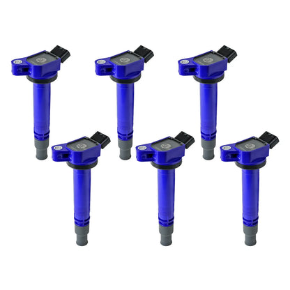 aFe 03-12 Toyota 4Runner / 05-23 Tacoma V6 4.0L / L4 2.7L SCORCHER Ignition Coil Set of 6 | Toyota 4Runner (03-12) / Tacoma (05-23) (77-92006-MC)