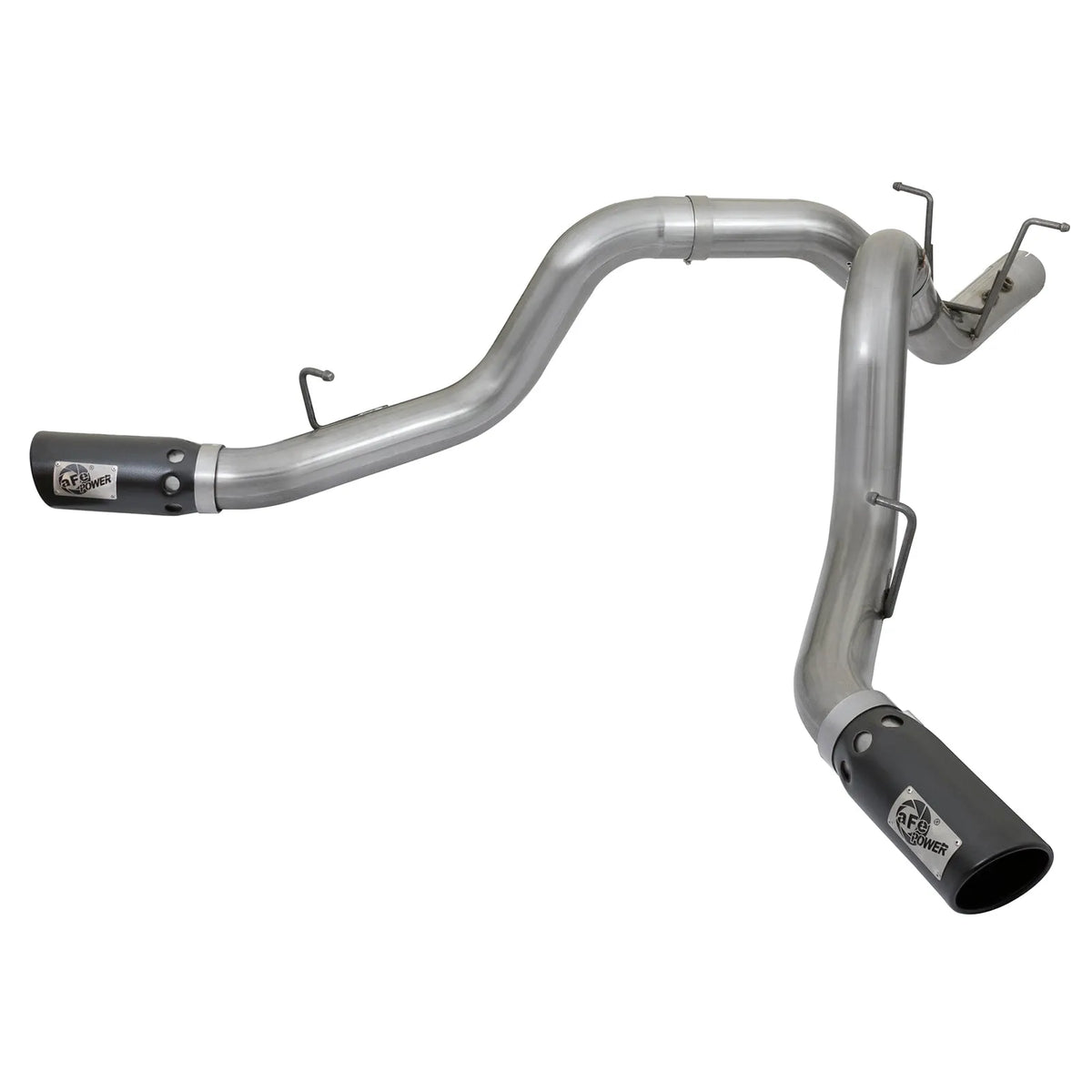 aFe Large Bore-HD 4in SS DPF-Back Exhaust | GM Duramax 15-19 (49-44086-B)