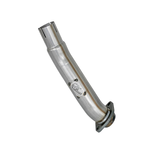 aFe Twisted Steel 2in SS Loop Delete Down-Pipe | Jeep JL/Gladiator (18+) (48-48024)