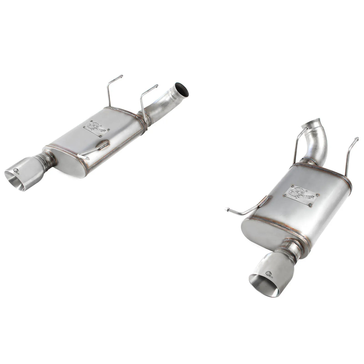 aFe MACHForce XP 3in SS Axle-Back Exhaust | Ford Mustang 07-14 (49-43052-P)
