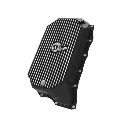 aFe GM 20-25L6.6L V8-6.6L Trans Pan w/ Fins | Silverado 2500/3500 HD, Sierra 3500 HD (46-71380B)