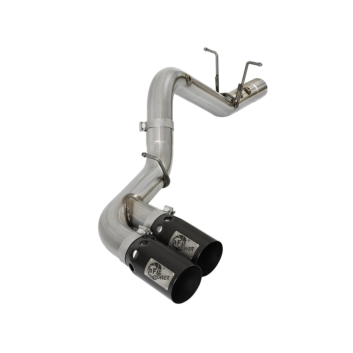 aFe Victory 4in SS DPF-Back Exhaust | GM Duramax V8-6.6L (15-19) (49-44089-B)