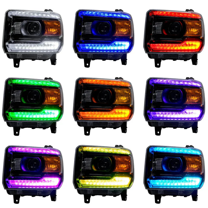 Oracle GMC Sierra 14-15 DRL Upgrade Kit ColorSHIFT w/ 2.0 Controller (2450-333)