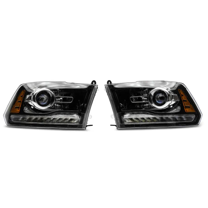 Raxiom 09-18 Dodge RAM 1500 LED Halo Headlights w/Switchback Turn Signals | Dodge RAM 1500 (R111518)