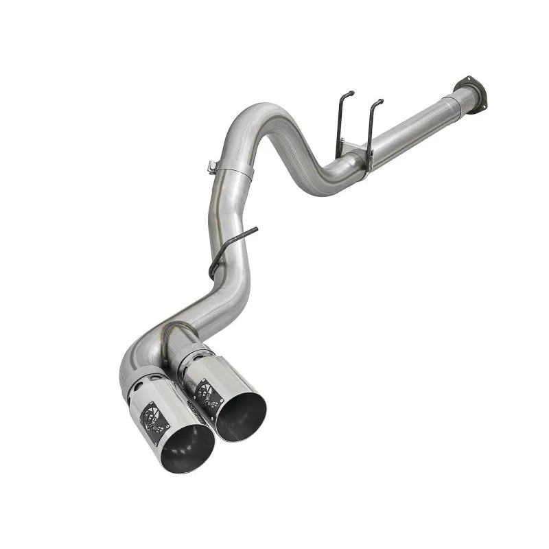 aFe 11-14 Ford F250/350 6.7L Diesel Rebel XD 4in SS DPF-Back Exhaust w/ Tips (49-43120-P)