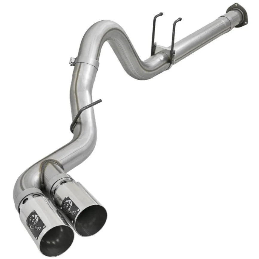 aFe 11-14 Ford F250/350 6.7L Diesel Rebel XD 4in SS DPF-Back Exhaust w/ Tips (49-43120-P)