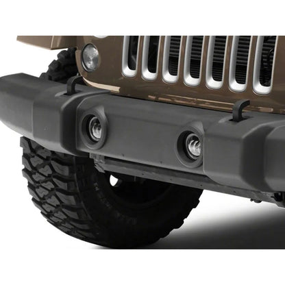 Raxiom Jeep Wrangler JK Axial Series 4-In LED Fog Lights w/ Halo | 07-18 Jeep JK (J142666)