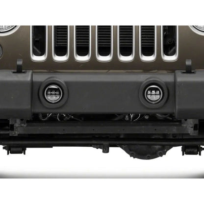 Raxiom Jeep Wrangler JK Axial Series 4-In LED Fog Lights w/ Halo | 07-18 Jeep JK (J142666)