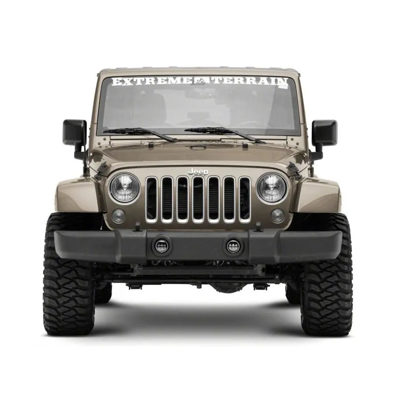 Raxiom Jeep Wrangler JK Axial Series 4-In LED Fog Lights w/ Halo | 07-18 Jeep JK (J142666)