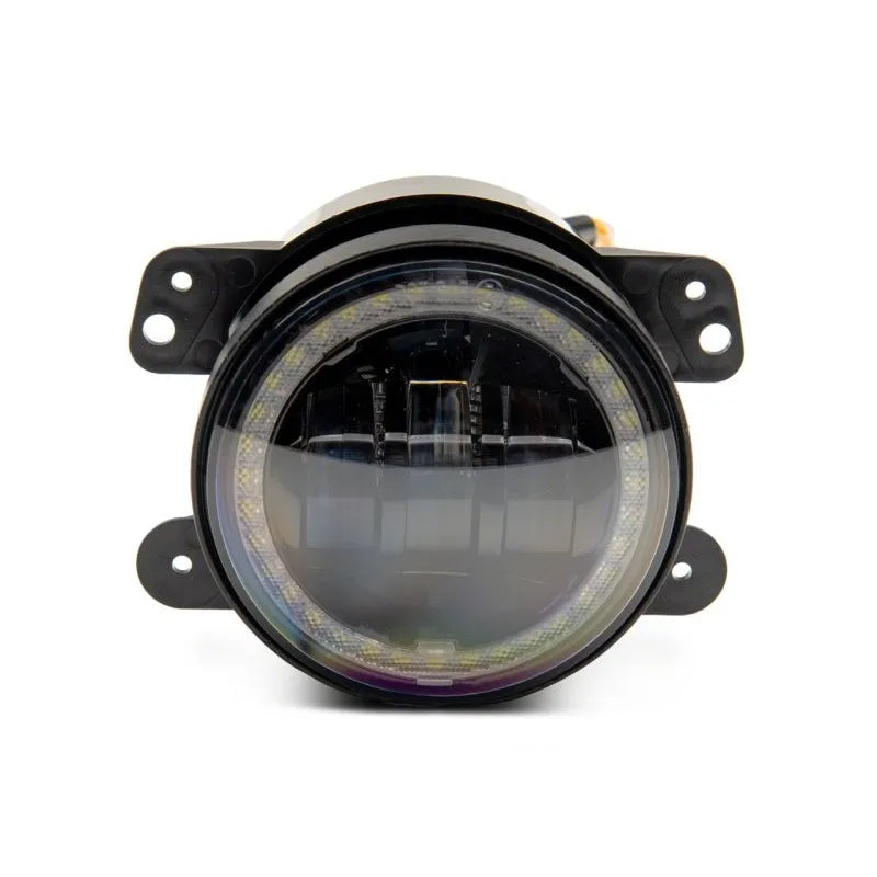 Raxiom Jeep Wrangler JK Axial Series 4-In LED Fog Lights w/ Halo | 07-18 Jeep JK (J142666)