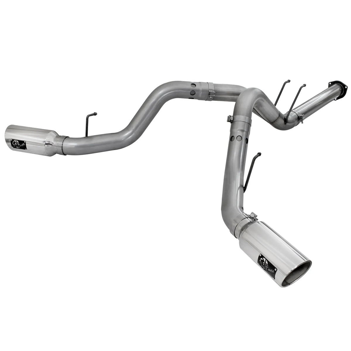 aFe HD 4in 409 SS DPF-Back Exhaust | Ford 11-16 F-250/350 (49-43065-P)