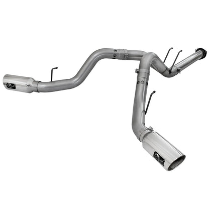 aFe HD 4in 409 SS DPF-Back Exhaust | Ford 11-16 F-250/350 (49-43065-P)