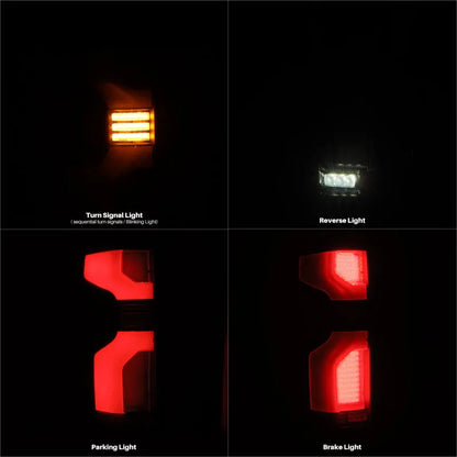 AlphaRex LUXX-Series LED Tail Lights | Chevy Silverado 1500/2500HD/3500HD (19-26) (620078)