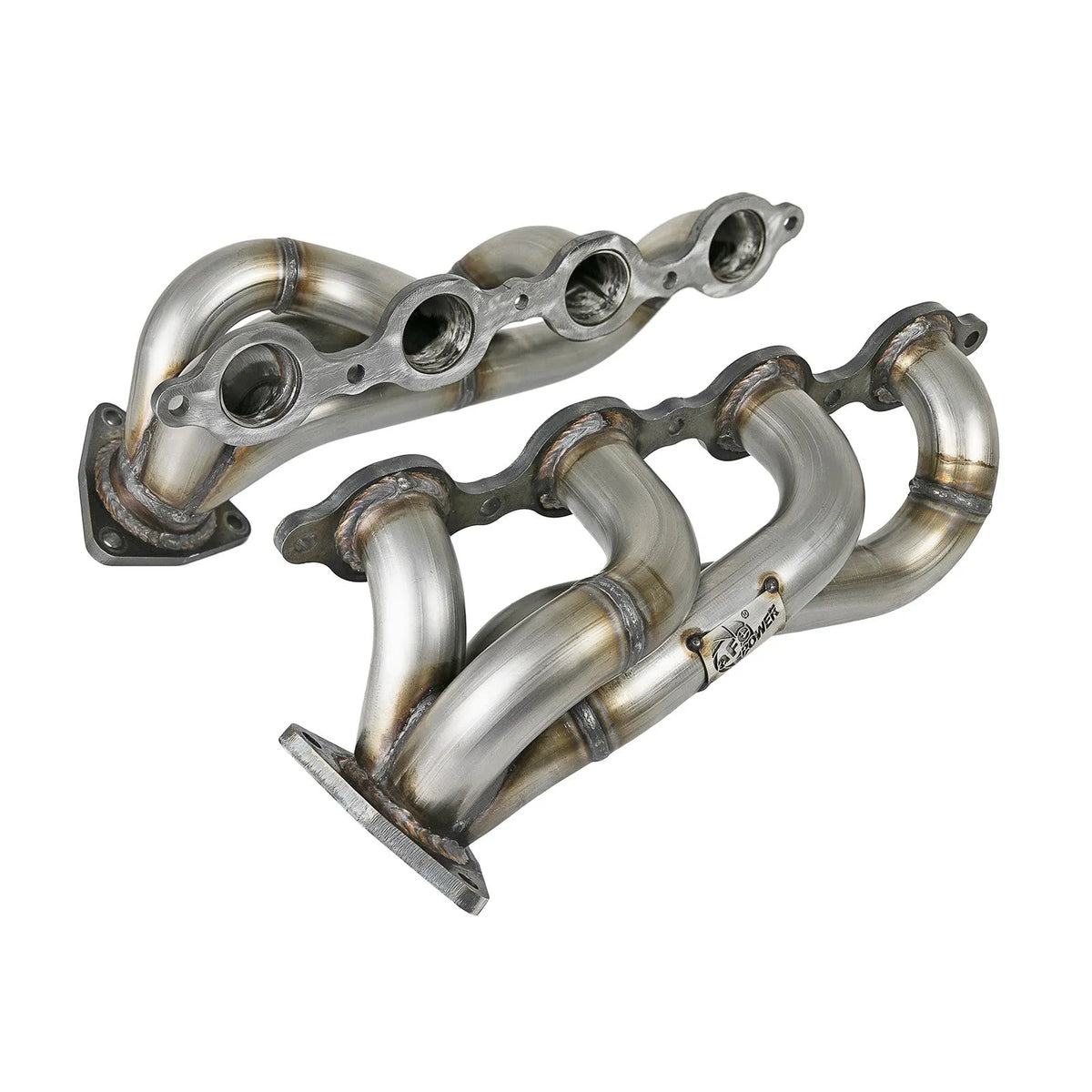 aFe Twisted 1-3/4in SS Shorty Header | GM 2500/3500HD 6.6L V8 (03-26) (48-34145)