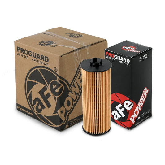 aFe PROGUARD Oil Filter 4 Pack | Chrysler 200/300, Dodge Challenger/Charger/Durango (44-LF026-MB)