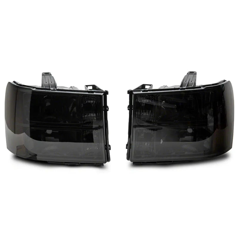 Raxiom 07-14 GMC Sierra 1500/2500 HD/3500 HD Axial OEM Headlights Chrome/Smoked (S518299)