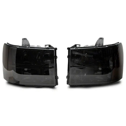Raxiom 07-14 GMC Sierra 1500/2500 HD/3500 HD Axial OEM Headlights Chrome/Smoked (S518299)