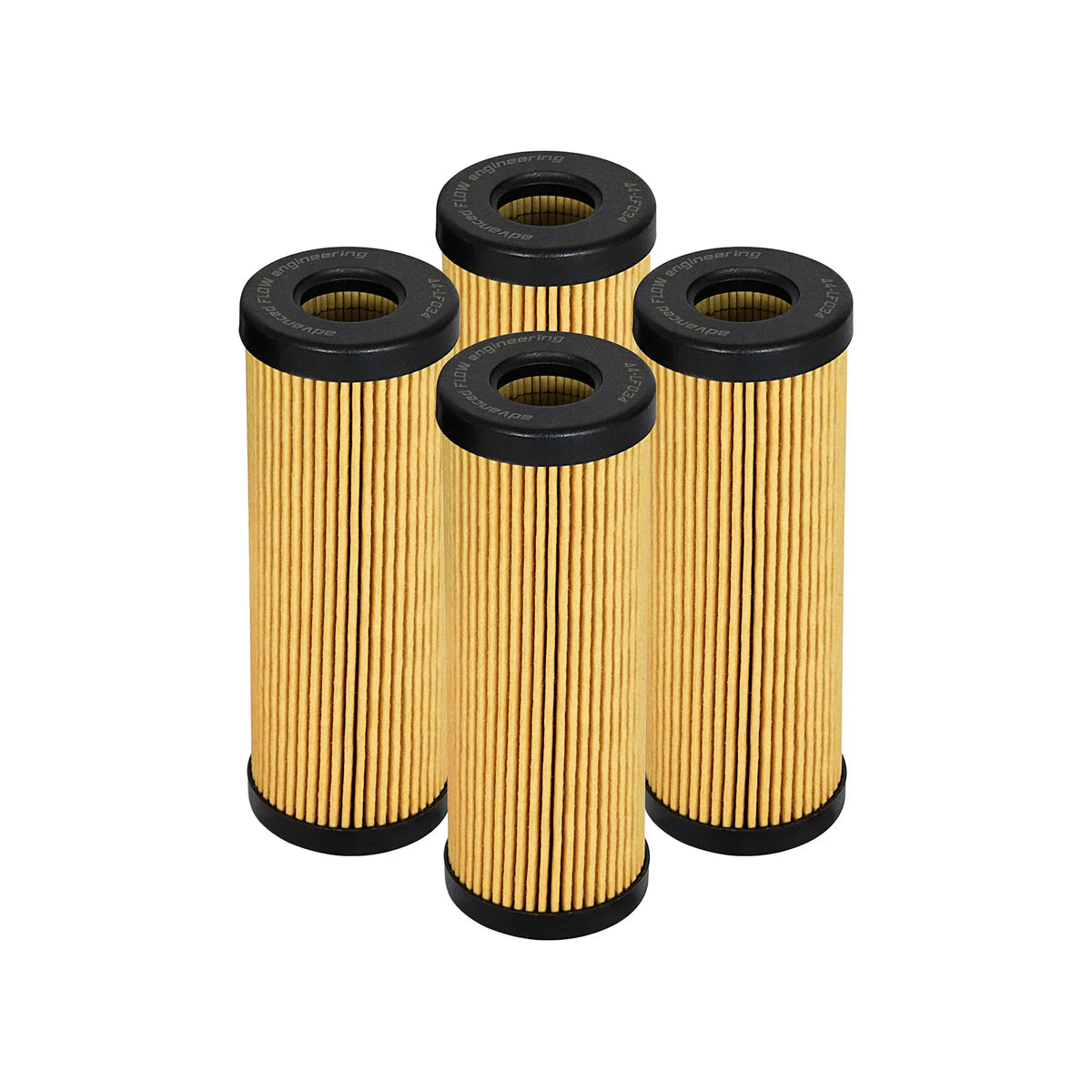 aFe PROGUARD Oil Filter 4 Pack | Ford Edge, F-150, Mustang, Lincoln, Fusion, Bronco (44-LF034-MB)