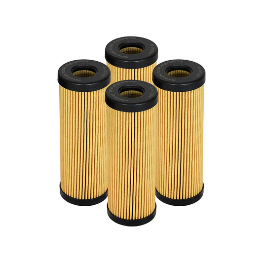 aFe PROGUARD Oil Filter 4 Pack | Ford Edge, F-150, Mustang, Lincoln, Fusion, Bronco (44-LF034-MB)