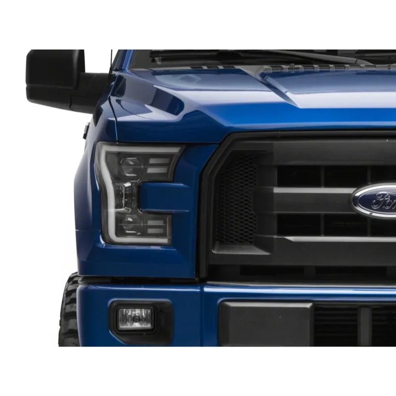 Raxiom 15-20 Ford F-150 G3 Projector Headlights w/ LED | Black (T542837)