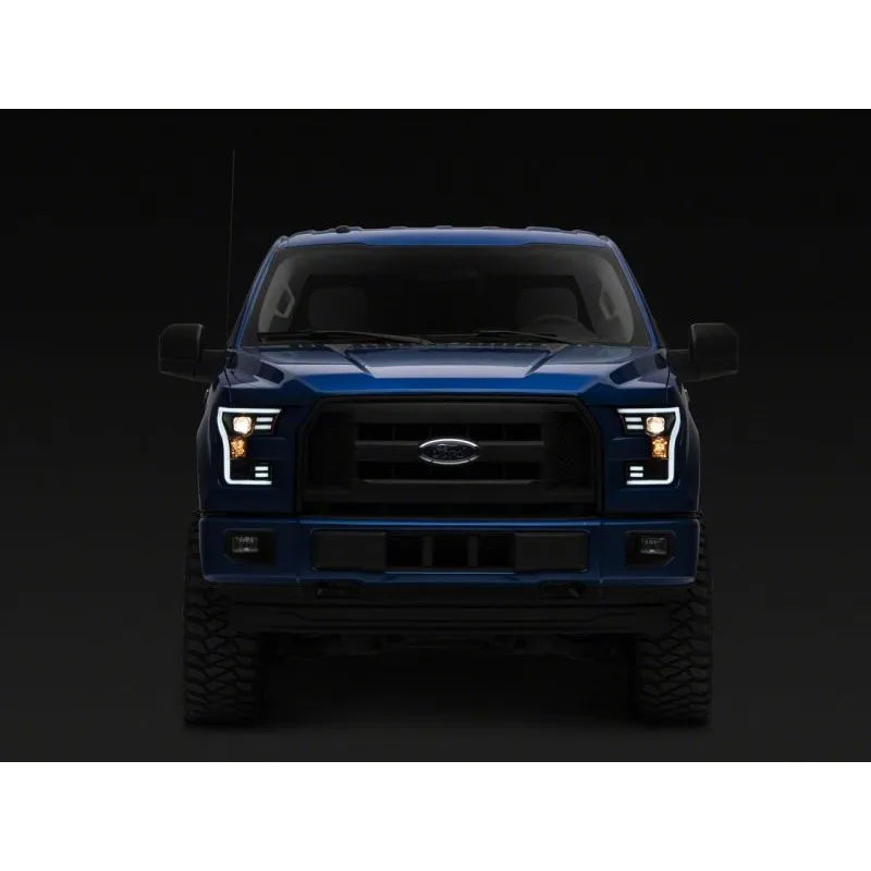 Raxiom 15-20 Ford F-150 G3 Projector Headlights w/ LED | Black (T542837)