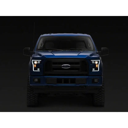 Raxiom 15-20 Ford F-150 G3 Projector Headlights w/ LED | Black (T542837)