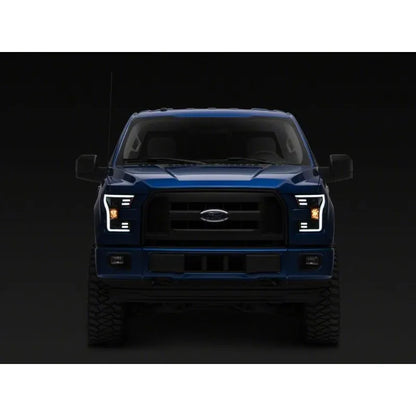 Raxiom 15-20 Ford F-150 G3 Projector Headlights w/ LED | Black (T542837)