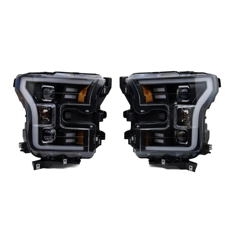Raxiom 15-20 Ford F-150 G3 Projector Headlights w/ LED | Black (T542837)