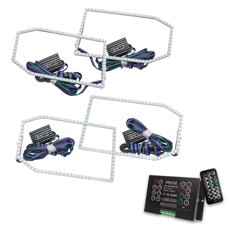 Oracle Chevy Silverado Halo Kit Non-Proj Style ColorSHIFT w/ 2.0 Controller (2271-333)