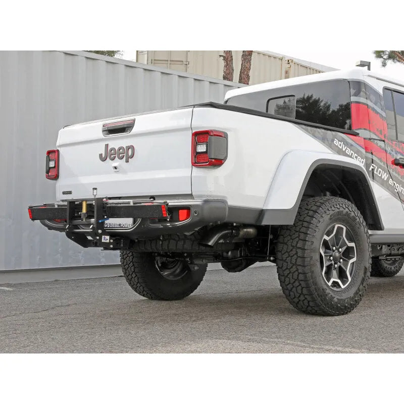 aFe 2021+ Jeep Gladiator V6-3.0L Vulcan SS 3in DPF-Back Exhaust w/ Black Tip (49-38094-B)