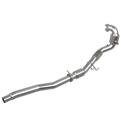 aFe Twisted Steel 3in SS Down Pipe w/ Cat | VW Golf R MKVII/Volkswagen R (13-20) (48-36411-1YC)