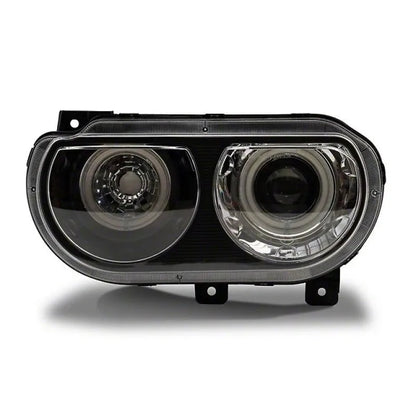 Raxiom 08-14 Dodge Challenger Dual LED Halo Projector Headlights | 2008-2026 (CH3684)