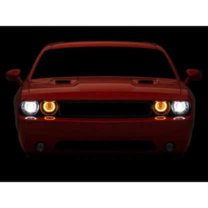 Raxiom 08-14 Dodge Challenger Dual LED Halo Projector Headlights | 2008-2026 (CH3684)