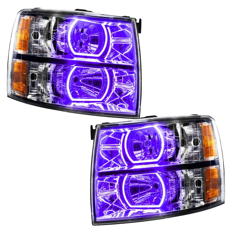 Oracle 07-13 Chevy Silverado SMD HL Square ColorSHIFT | 1500/HD Classic (8188-335)