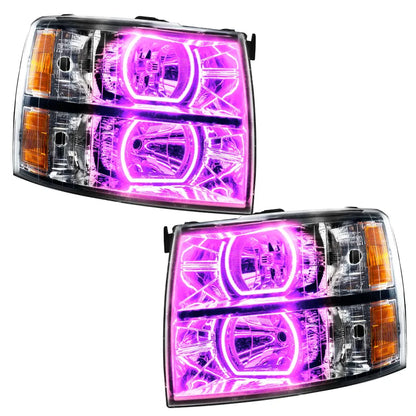 Oracle 07-13 Chevy Silverado SMD HL Square ColorSHIFT | 1500/HD Classic (8188-335)