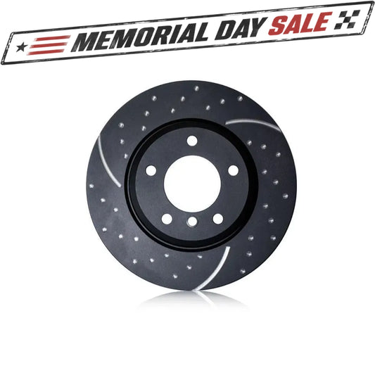 EBC GD Drilled & Slotted Front Rotor Set | 2017-2021 Honda Civic Type-R (GD2028)