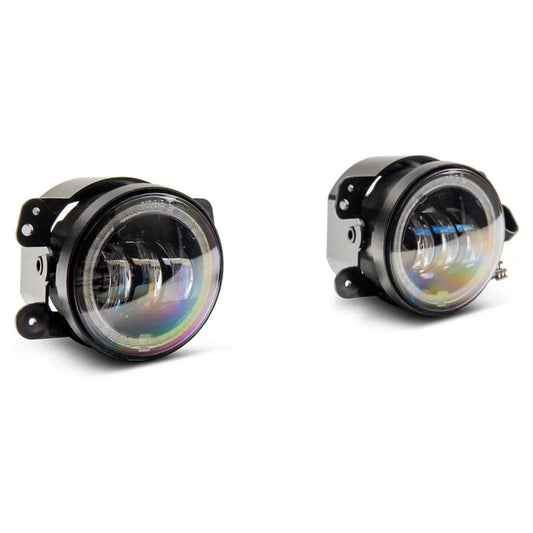 Raxiom 07-18 Jeep JK Axial LED Fog Lights w/ Halo | Jeep Wrangler JK (J142667)