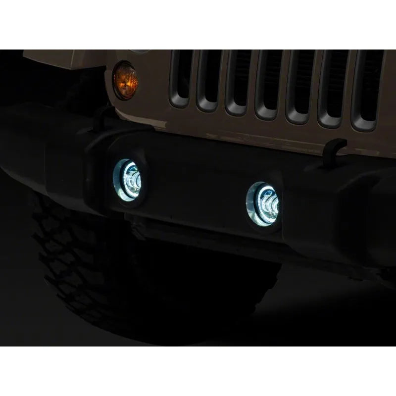 Raxiom 07-18 Jeep JK Axial LED Fog Lights w/ Halo | Jeep Wrangler JK (J142667)