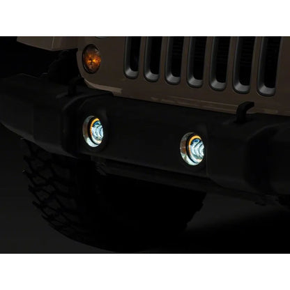 Raxiom 07-18 Jeep JK Axial LED Fog Lights w/ Halo | Jeep Wrangler JK (J142667)