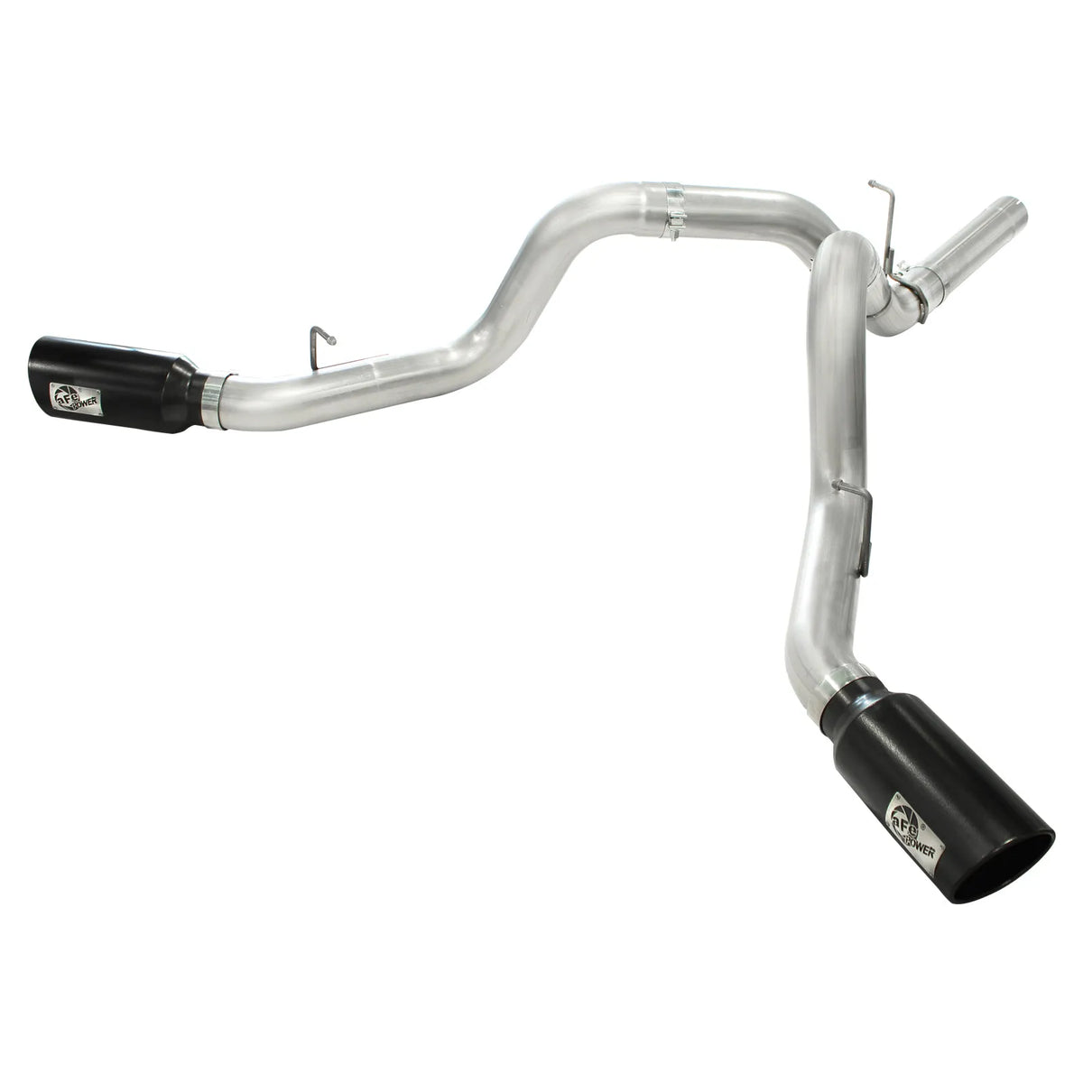 aFe MACHForce XP Dual Split DPF Back Exhaust | GM 11-19 2500/3500 HD V8-6.6L (49-04043-B)