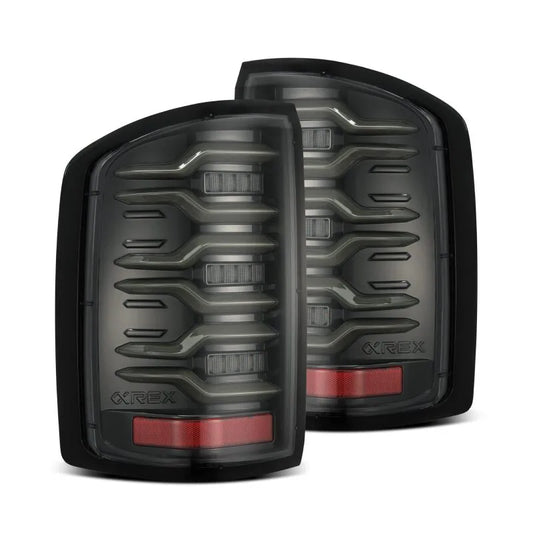 AlphaRex 14-19 Sierra LUXX LED Tail Lights | Sierra 1500/2500HD/3500HD (630030)
