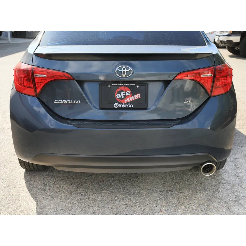 aFe 14-19 Toyota Corolla Takeda 2.5in SS Axle-Back Exhaust | Corolla (14-21) (49-36083-P)