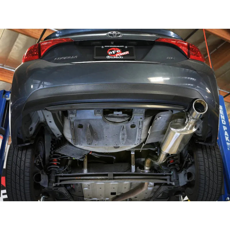 aFe 14-19 Toyota Corolla Takeda 2.5in SS Axle-Back Exhaust | Corolla (14-21) (49-36083-P)